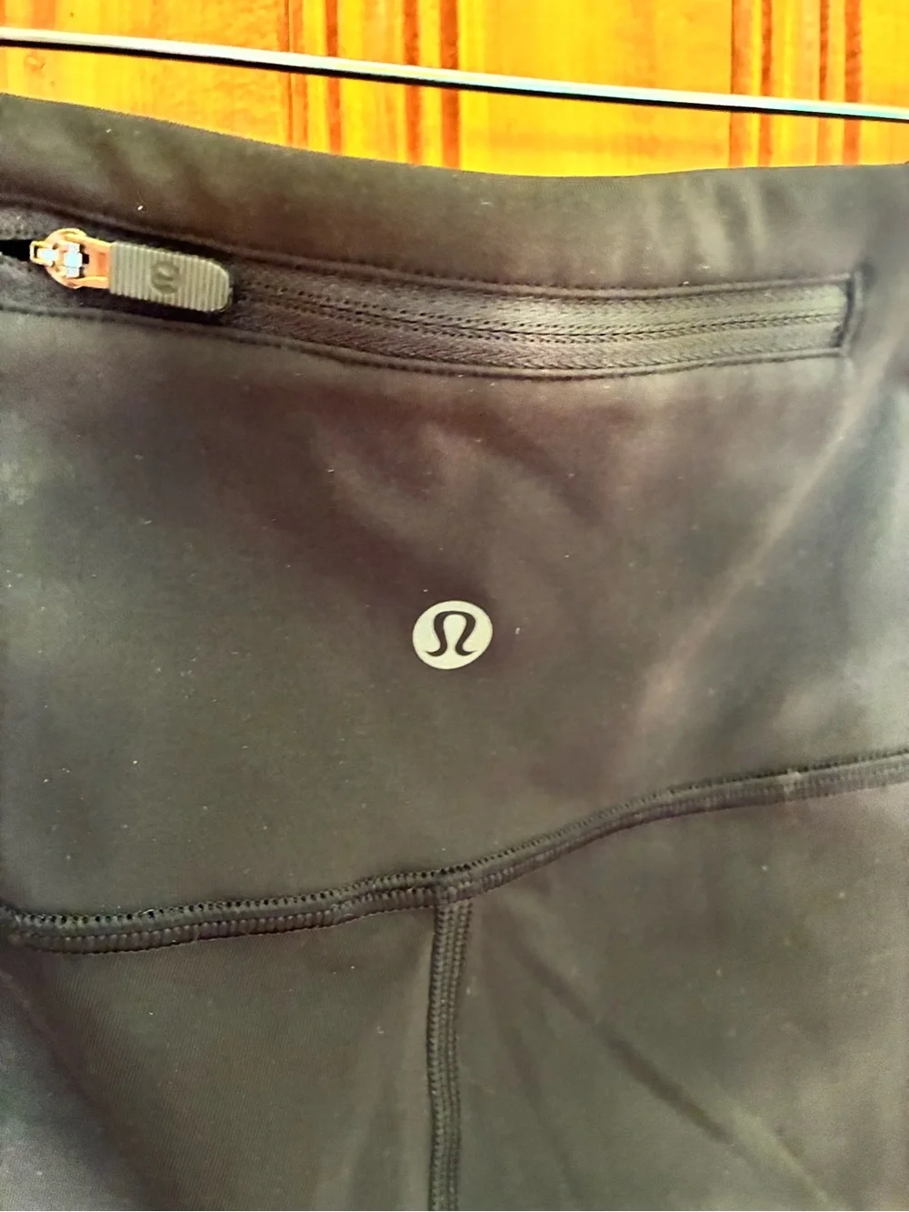 lululemon athletica Black Cropped High-Rise Leggings